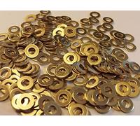 M4 BRASS WASHERS SOLID BRASS (4mm WASHERS 50-PACK)