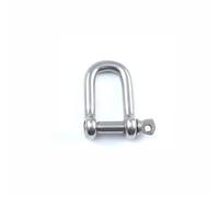 M4 D-Shackle, Stainless Steel D Shape Shackle Ring for Chain Link Tow