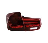 M4 GTS Design Style Full LED Dynamic Tail Lights With Sequential Turn Signal Compatible For BMW 3 Series F30 M3 F80 2013-2019(Red)