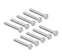 M4 Hex Bolt M4-0.7 x 35mm UNC Head Screw Bolts A2-70(304) Stainless Steel Fully Threaded Tap 15pcs