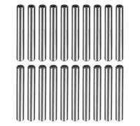 M4 Internal Thread Dowel Pin 20pcs 6x50mm Chamfering Flat Carbon Steel Cylindrical Pin Bed Bookshelf Metal Devices Industrial Pins
