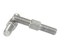 M4 M10 Left and Right Thread Double End Thread Rod - 304 A2 Stainless Steel Positive and Negative Threaded Bar 2pcs(M6x60mm)