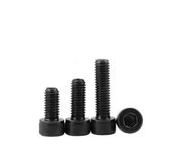 M4 M5 M6 304 Stainless Steel Black Hex Hexagon Socket Cap Cup Round Head Screws Bolts A2-70 3 4 5 6 10 25 30mm(M6x35mm 10pcs)