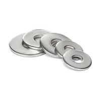 M4 M5 M6 M8 M10 M12 M14 M16 M18 M20 A2-70 304 Stainless Steel Flat Washer Plain Gasket Bolt Thickness 0.5/0.8/1mm.Hardware Accessories(M10x20x0.5-20pcs)