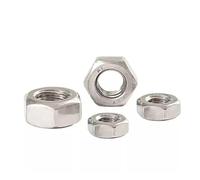 M4 M5 M6 M8 M10 M12 M14 M16 M18 M20 M22 M24 304 stainless steel fine thread hexagonal hexagonal nut pitch 0.5/0.75/1.0/1.25/1.5/2. mm(M20x2.0-1pcs)