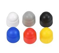 M4 M5 M6 M8 M10 M12 M14-M24 Bolt Cover Screw Acorn Cap Dome Plastic Nut Nylon Hexagonal PE Protection(Red,M10x16x22-20pcs)
