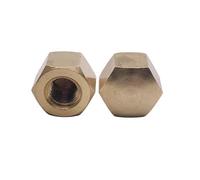 M4 M5 M6 M8 M10 M12 M16 M20 DIN917 Brass Hex Hexagon Short Low Thin Cap Acorn Nut Cover Blind(M8 5pcs)