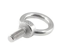 M4/M5/M6/M8 Stainless Steel Lifting Eye Bolts ，Fixing Hanging Wire Rope Lifting Ring(M5,20PCS)
