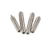 M4 M6 M8 M10 304 Stainless Steel Hexagon Socket Double Head Pointed Tail Self Tapping Screw Furniture Fixing Screws(30mm,M10-1pcs)