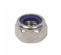 M4 Nyloc Nut 4mm Nylon Insert Lock Nuts A2 Stainless Steel Free UK Delivery by DBA Hardware