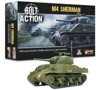 M4 Sherman 1:56 / 28mm US Army Plastic Scale Model Tank Kit Bolt Action | 1:56 / 28mm US Army Plastic Scale Model Tank Kit For Bolt Action by Warlord Games - Highly Detailed World War 2 Miniatures