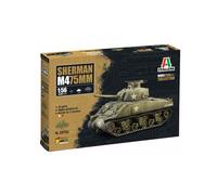M4 Sherman 75 Mm Tank 1:56 Plastic Model Kit ITALERI