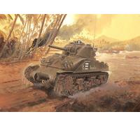 M4 Sherman Composite Hull PTO Tank with Magic Track 1:35 Plastic Model Kit