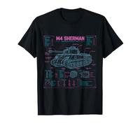 M4 Sherman Tank WW2 Military History T-Shirt