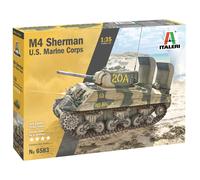 M4 Sherman U.S. Marines Corps Tank 1:35 Plastic Model Kit ITALERI