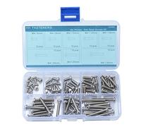 M4 Stainless Steel Phillips Pan Head Machine Screws Qty 80-piece Assortmrnt Set,M4x6 M4x8 M4x10 M4x12 M4x16 M4x20 M4x25 M4x30mm