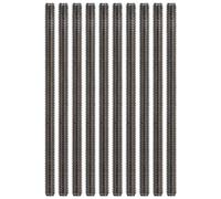 M4 Stainless Steel Threaded Rods, Wear Resistant Sturdy High Hardness, Full Threaded Screws for Assembling Tightening, Convert Mechanical Motion into Linear Motion (BognajintOpLATRS-16)