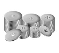 M4 Washers for Screws, 50 Pcs Large 304 Stainless Steel Flat Repair Metal Penny Washers for Bolts, Plain Round Lock Spacers for Bolts Screws (M4 x 12-50PCS)