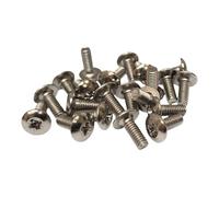 M4 x 10mm TV & Monitor Mounting Screws - Pack of 20 | Nickel-Plated Steel, Pan Head