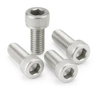 M4 x 12mm Allen Socket Head Cap Screws (20pk) - ISO 4762 A2-70 Stainless Steel Allen Hex Drive Machine Screws - Full Thread Metric Fasteners for DIY, Engineering, 3D Printing M2 M3 M4 M5 M6 M8 (20pk)