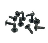 M4 x 12mm Half Thread TV Stand Bracket Mounting Type C Screws for Bush Hitachi JVC (Pack of 10)