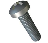 M4 x 16mm Phillips Pan Head Machine Screws Pack of 25pcs Cross Pan Head Machine Zinc Plated ISO 7045 DIN 7985 Bolts for Machinery Equipment and Home Furniture M4x16mm
