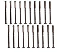M4 x 60mm Door Handle Through Bolts Connecting Sleeve Bronze - Pack of 20