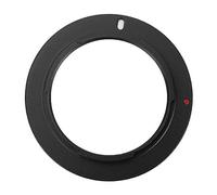 M42 AI Aluminum Alloy Lens Adapter Ring High Strength Durable Convert M42 Mount Lens to AI Mount Camera Black 6x6x0.5cm