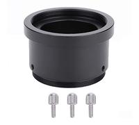M42 to 1.25inch Telescope Adapter | Aluminum Alloy Compression Ring Prevents Damage | M42x0.75 Male/Female Threads for Telescope Accessories/Eyepieces | Black