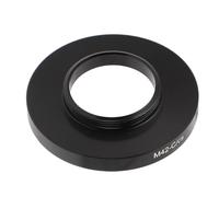 M42 to C CS Adapter Ring, M42x0.75mm Female to C CS Mount Adapter Ring for Macro Photography Telescope Metal C Mount to M42 Male to Female C Mount