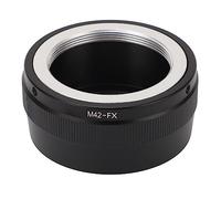 M42 to FX Mount Camera Adapter Ring, Brass Aluminum Alloy M42 to FX Lens Adapter Manual Focus Easy Installation for Upgrade