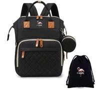 M4268782 CAMIR-Baby stroller backpack, Nappy diaper hadback, Maternity bag, Dimensions 38 cm x 28 cm x 15 cm with five compartiments. (PINK-GREY) (GREY)