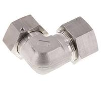 M42x2 x 30S Stainless steel Adjustable 90 deg Elbow Fitting with Sealing cone and O-ring 400 Bar DIN 2353