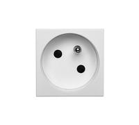 M45 Power Socket Single with/u 16A White EGS 6120222