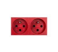 M45 Sockets Double with/u 16A Red EGS 6120314