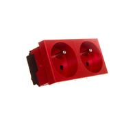 M45 Sockets Double with/u 16A Red EGS 6120324