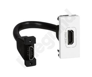 M45 WHITE 1M HDMI 1.4 TYPE A FEMALE WITH CABLE 078778