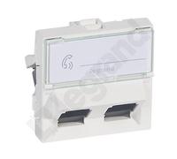 Mosaic Computer Double RJ45 LCS Outlets RJ 076504