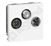 M45 WHITE SOCKET 2M RTV SATELLITE END 1.5DB M45 078786