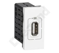 M45 WHITE SOCKET CHARGER 1M USB 1X TYPE A 5V 1100MA M45 077591