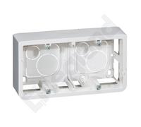 M45 WHITE SURFACE-MOUNTED BOX NT 4M, 5M OR 2X 2M HORIZONTAL 40MM