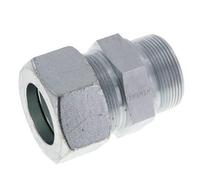 M48x2 Male x 38S Zinc plated Steel Straight Cutting Ring 315 Bar DIN 2353