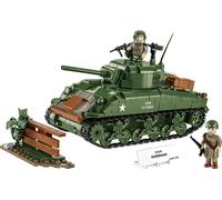 M4A1 Sherman brick tank model - COBI 3126 - 663 bricks