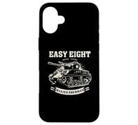 M4A3E8 Easy Eight Sherman Tank WW2 Tank Crew History Buff Case for iPhone 16 Plus