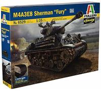 M4A3E8 Sherman "Fury" Tank Plastic Kit 1:35 Model Italeri