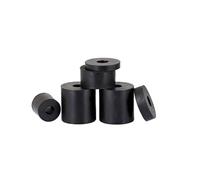 M4M5M6M8M10 Circular Rubber Shock-Absorbing and Soundproof Gasket Air Conditioning External Unit Thickened Pad(5pcs M10X30X20)