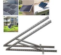 m4solar M03 2 pieces 116 cm / 45.6 inches 5 kg made of steel for 1 solar module (100 W-600 W), 0-90° adjustable PV stand balcony power station bracket, solar panel, flat roof, wall, caravan, garden