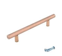 M4TEC Bar Kitchen Cabinet Door Handles - Antique Copper Bedroom Furniture Pull Handle, Kitchen Cupboards Handles, Drawers, and Wardrobe Doors - W5 Series 128mm