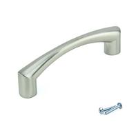 M4TEC Bow Kitchen Cabinet Door Handles - Stainless Steel Bedroom Furniture Pull Handle Kitchen Cupboards, Drawers, and Wardrobe Handles - S8 Series 128mm