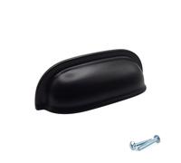 M4TEC Cup Cabinet Door Handle Black Pull Handle 64mm VG5 Series | Cup Kitchen Cupboard Door Handles, Kitchen Cabinet Door Handles, Drawer Handles, Bedroom Furniture